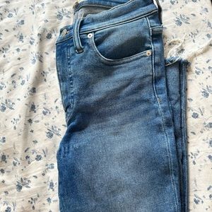 Madewell cali Demi boot mid blue wash size 27